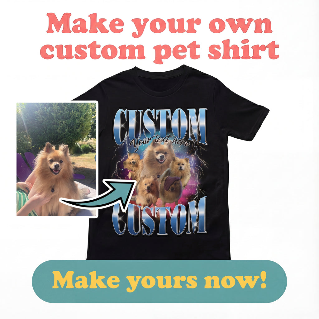Vintage Personalised Pet T-shirt