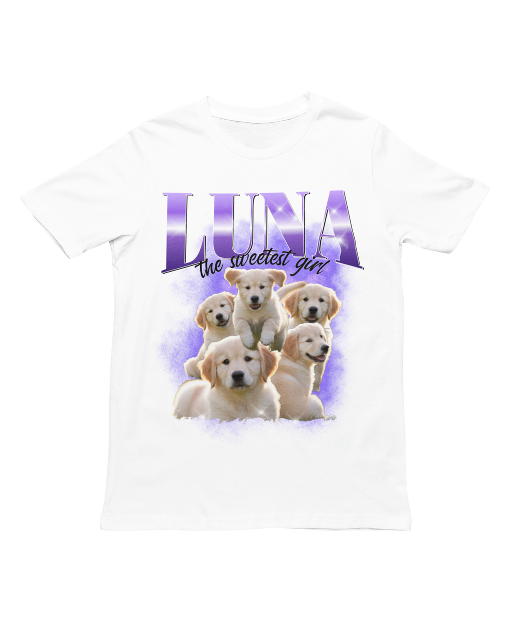Vintage Personalised Pet T-shirt
