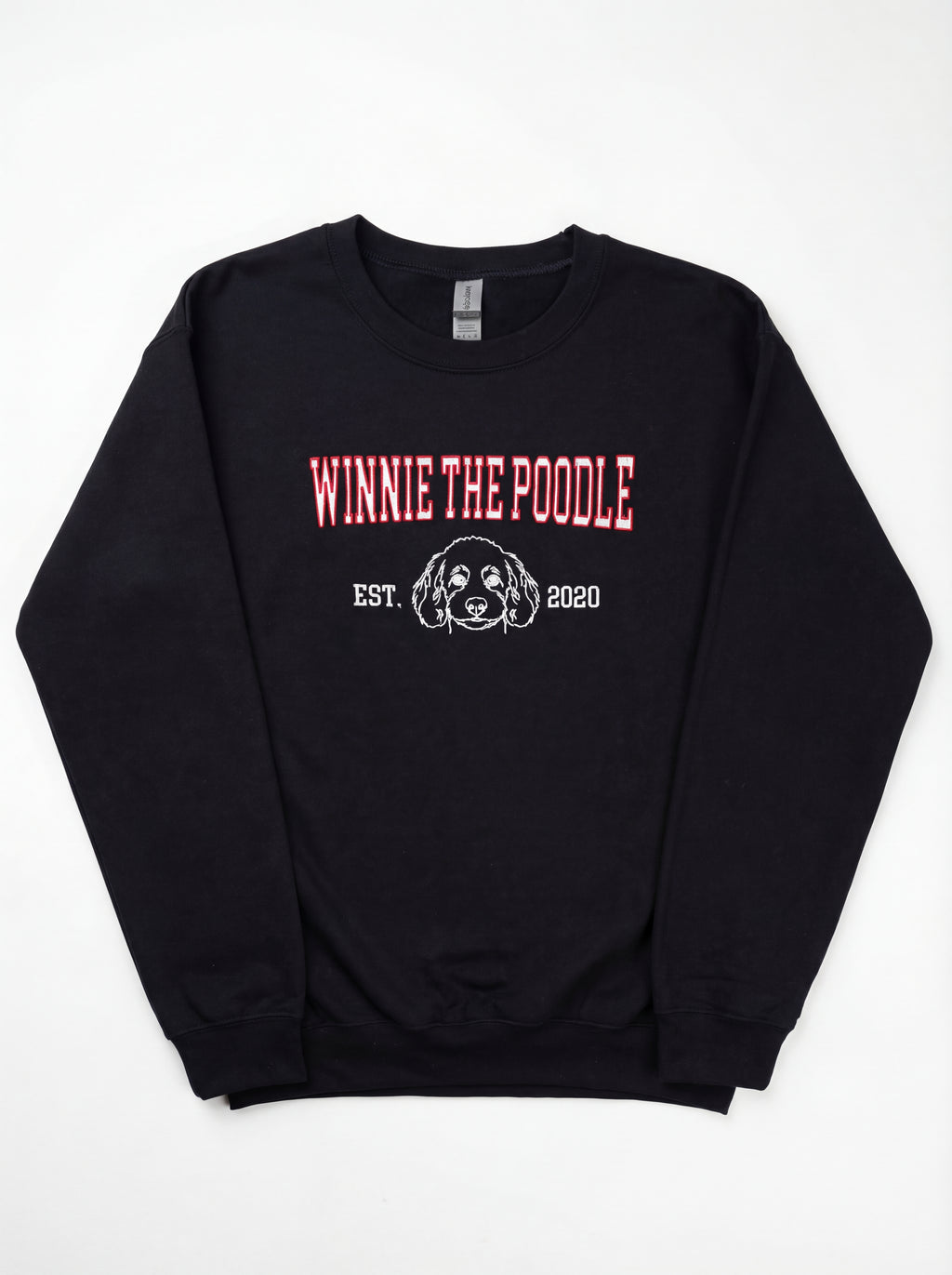 College Embroidered Pet Sweatshirt