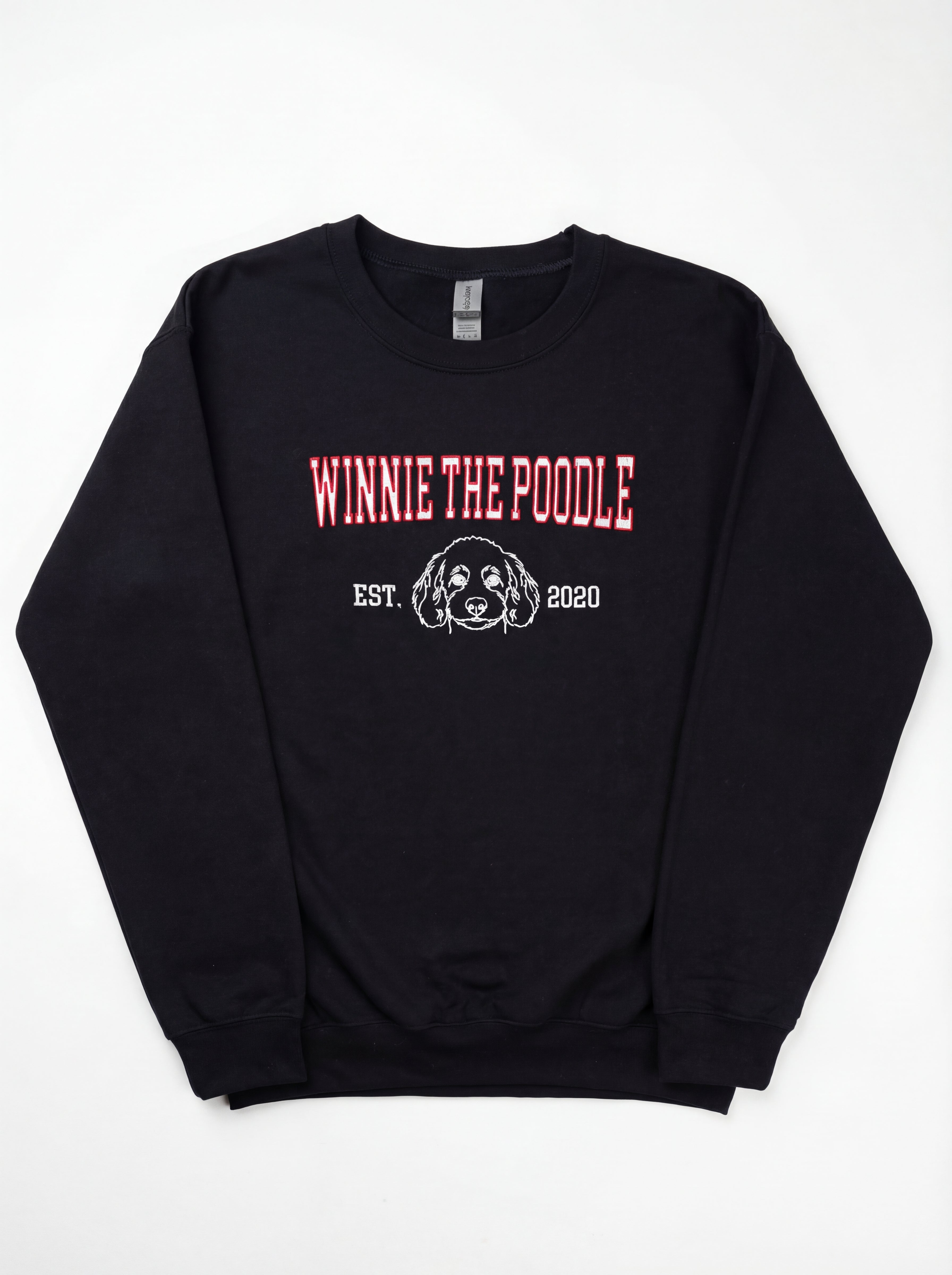 College Embroidered Pet Sweatshirt